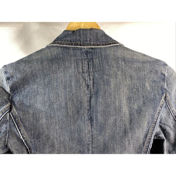 Vintage Calvin Klein Jeans Long Sleeve Denim Jacket Women's Size Small 34" Chest - Picture 8 of 11